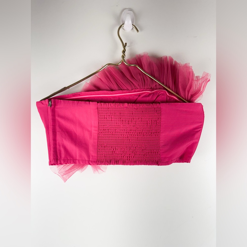 Anthropologie Ranna Gill Strapless Tulle Top coquette sexy - Picture 3 of 9